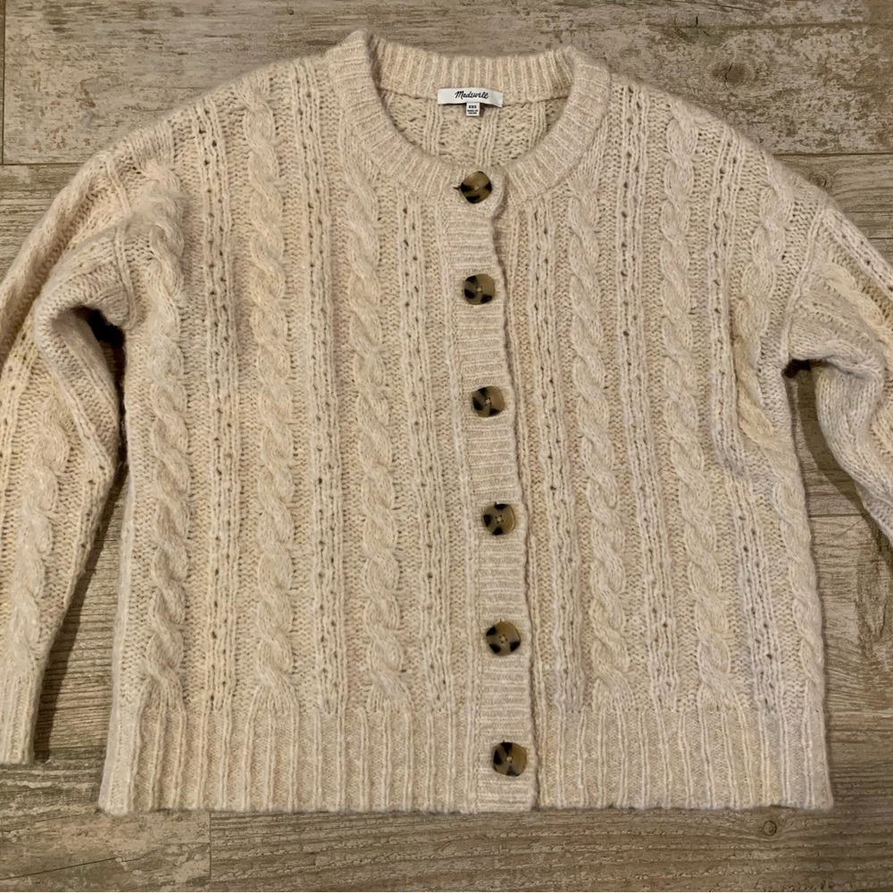 Madewell XXS wool blend cardigan